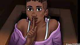 Horny teacher sucks my dick on stage