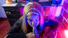 my stepbro catches me on twitch stream and fucks me hard, oh shit!