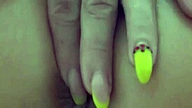 Milf Caresses Anal Close-Up Then Shows Pussy Inside While Pissing