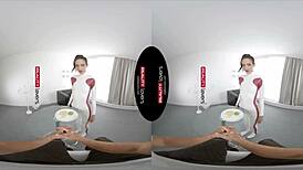 Intense latex android sex in realitylovers vr with missionary and cowgirl.