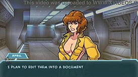 Star Channel 34 Part 80 Showcases Cartoon Anime With Brunette Bodybuilder Characters.