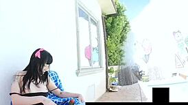 Hot charlotte sartre takes 2 huge cocks in her tiny 18+ butthole