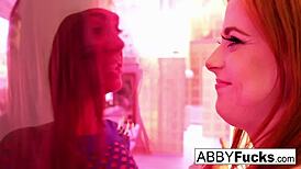 Pretty Lesbians in Colorful Stockings Fuck