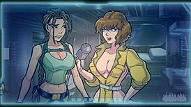 Star Channel 34 Part 80 Showcases Cartoon Anime With Brunette Bodybuilder Characters.