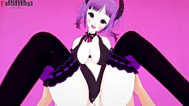 In a fantasy realm, Personal Succubus 2 seduces Vice General Fleurety. POV sex unfolds in Cryptids legend.