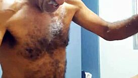 old daddy with big cock fucks mature guy