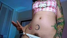 Showing new panties with farts