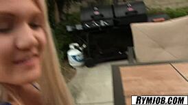 yo, ashlee mae givin’ a rimjob outdoors for the first time... wild stuff! 😏