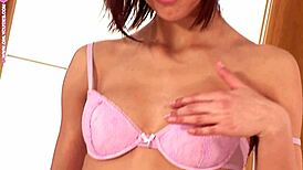 Demi A strips in the sunroom with clothes ripped 😏