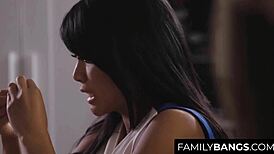 Yo Ember Snow and Ashley Adams, detention just got wild with cheerleader action!