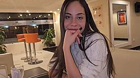 Met an old friend at a hotel, wanna join us in her room?