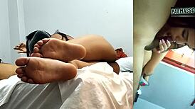 stepsister with small mouth swallows cock, wants more