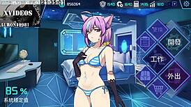Ai Ai-Nuo Trains Machine Girl in Hentai Sex