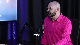 Paulo Avelar enjoys secret pleasures with sheer red lingerie models