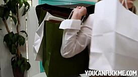 black friday chaos with chanel camryn's wild pov blowjob