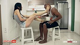 Wow, Vitoria Vontese Screams In Multiple Orgasms As Alex Lima's Huge Cock Pounds Her Ass! Intense Anal Fucking And Sucking