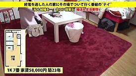 ASIAN babe gives BLOWJOB to BIG tits