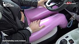 Stor latex rumpa knullad hårt