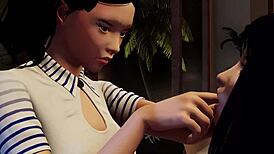 Wow! The Whore Game Episode 1 with Asian Femdom Lesbians is Wild!