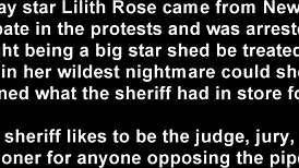 Just Say No! North Dakota Pipeline Protester Lilith Rose Faces Humiliating Cavity Search at CaptiveClinic.com!