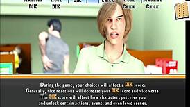 Exploring chick route 1 in being a dik