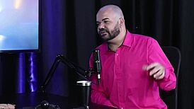 Paulo Avelar enjoys secret pleasures with sheer red lingerie models