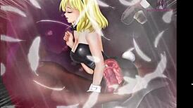 i got hungry for that bunny girl on the sofa