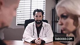 Kenzie Taylor gets a taboo encounter with her physician while her husband watches