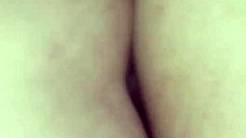 Wife bent over in stockings for doggy style fucking