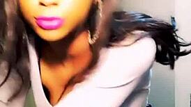 Ebony Teen 18+ Dances In Shorts!