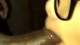 Certified blowjob beast says, 'suck my black cock'