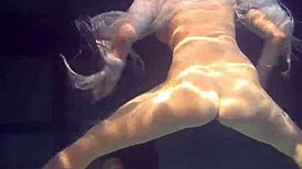 Polcharova and Siskina, Wet Horny Underwater Lesbians