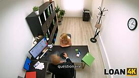 Pretty Hungarian Milf In Pink Panties Gets Fucked For Cash In Office Setting With European Colleagues