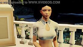 Wow! The Whore Game Episode 1 with Asian Femdom Lesbians is Wild!