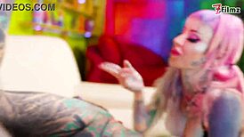 Anal queen Anuskatzz, wanna join this Australian tattooed slut for rough assfucking?