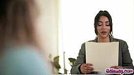 Vanessa Sky And Kayley Gunner Kiss Intimately!