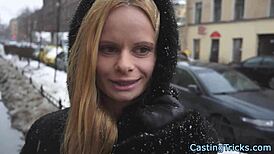 Newbie at Casting Enjoys Riding Cock in POV Reality Scene