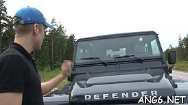 i'm this petite young chick sucking his big cock so passionately, gonna make him cum