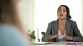 Vanessa Sky And Kayley Gunner Kiss Intimately!