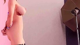 Look At Yukino Posing Nude With Her Big Tits And Ass!