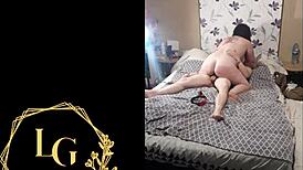 French Chubby Babe Sucking Cock and Riding Hard for Messy Cum Finish.