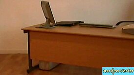 Nerd and Secretary in Office Encounter