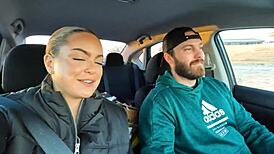 omg, testing Lovense Lush 3 on Alexis Kay in public... soo crazy!