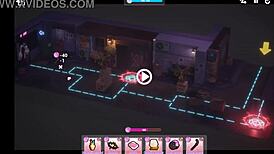 cute honey bunny in hentai game giving titjob to succubus 😍