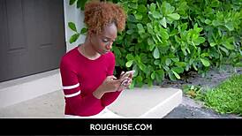 Roughuse freeuse with black teen stepsister James Cameron and Nicky Rebel