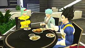 Bulma Madrastra Y Esposa Encuentra A Su Hijastro Masturbandose Y Le Da Clases De Sexo Quitandole La Virginidad