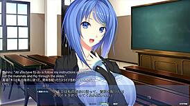 Mahiru's Classroom Voyeurism In Akumeru Family Anime With Squirting And Big Tits