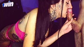 Slutty Metalhead Gets Intense Creampie