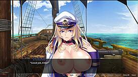 pirate-booty and the bukkake buccaneer elise h scene 5 with asian japanese blonde anal assfucking