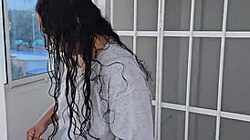 Wow! Submissive Milf Dominated on Rooftop by Builder with Facial!